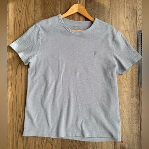 ALL SAINTS textured cotton t shirt